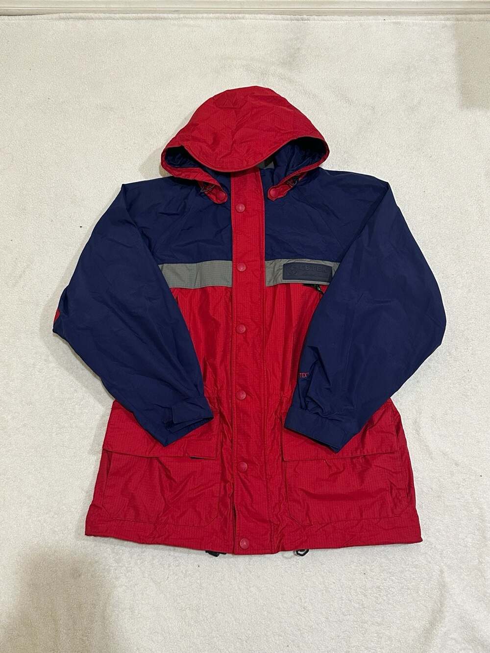 Vintage Eddie Bauer EBTEK Gore-Tex Hooded Jacket Men's Size M